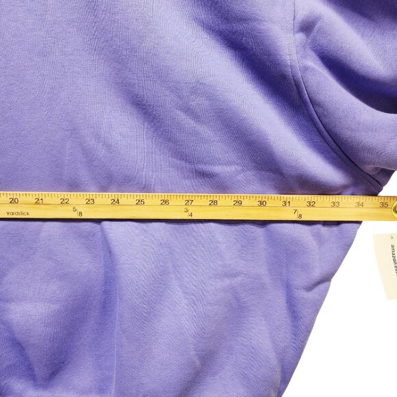 Womens Purple Crewneck Sweatshirt plus Size 5X - Picture 5 of 6